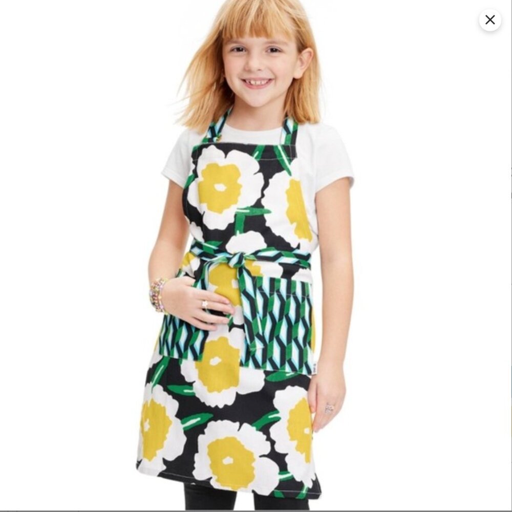 Diane Von Furstenberg for TargetArrow Geo Poppy Kid Cooking Apron - (O/S)